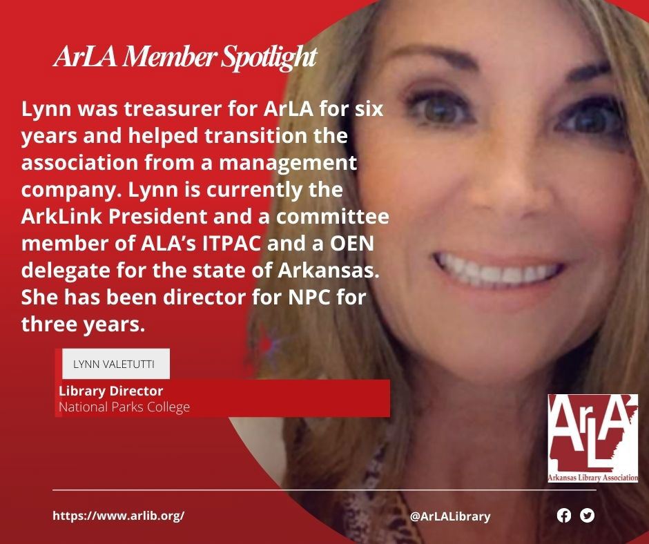 Lynn Valetutti, ArLA August Member Spotlight!